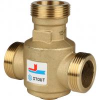 Термостатический смесительный клапан Stout G 1 1/4* НР (60°С, Kvs 9 м3/ч)